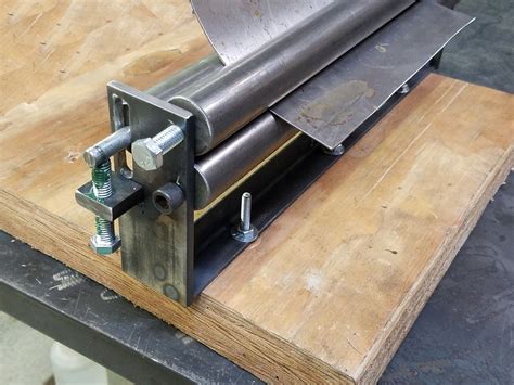 sheet metal slip roller|10 gauge sheet metal roller.